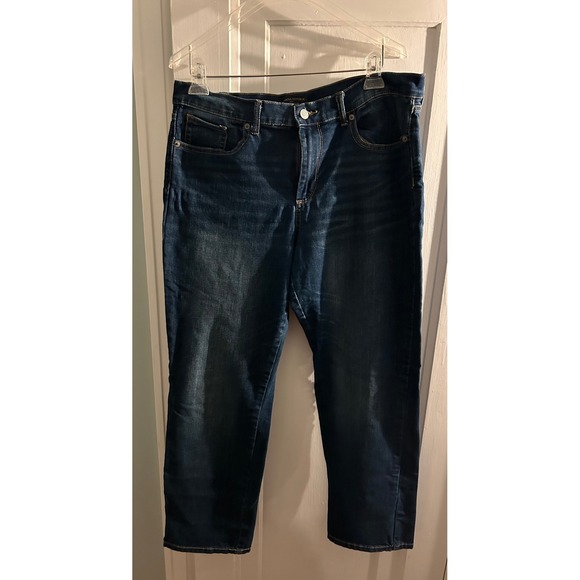 Banana Republic Denim - banana republic straight leg jeans sz 32‎ / 14 awesome blue jean color